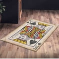 thumbnail image 5 of Corridor Rugs, Customs Rugs, Game Room Rug, King of Hearts Rug, Playing Card Rug, Modern Rug, Salon Rug, Machine Washable Rug, Outdoor Rugs, 2.3'x3.3' - 70x110 cm, 5 of 7