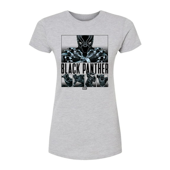 Marvel - Black Panther Grid - Juniors Fitted Graphic T-Shirt