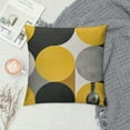 Chilfamy Mid Century King Pillow Cases, Modern Abstract Geometry Yellow