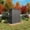 5x3FT+Pitched roof+Gray, variant on 6x3x1ft large Garden Bed, Grey Color Rectangular Galvanized Metal Outdoor Garden Bed, Suitable for Backyard Ground Gardens for Growing Plants, Vegetables and Flowers.