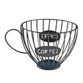 thumbnail image 1 of Pod Holder Storage Cup, Kitchen Baskets Organizer - Black, 15.5x11.5x6.5cm, 1 of 6
