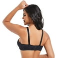 thumbnail image 3 of dgysar Seamless Women's Bra Full Coverage Wireless Padded Lingerie for Daily Comfort Body Shaping and Performance Training Gear Black 40, 3 of 6