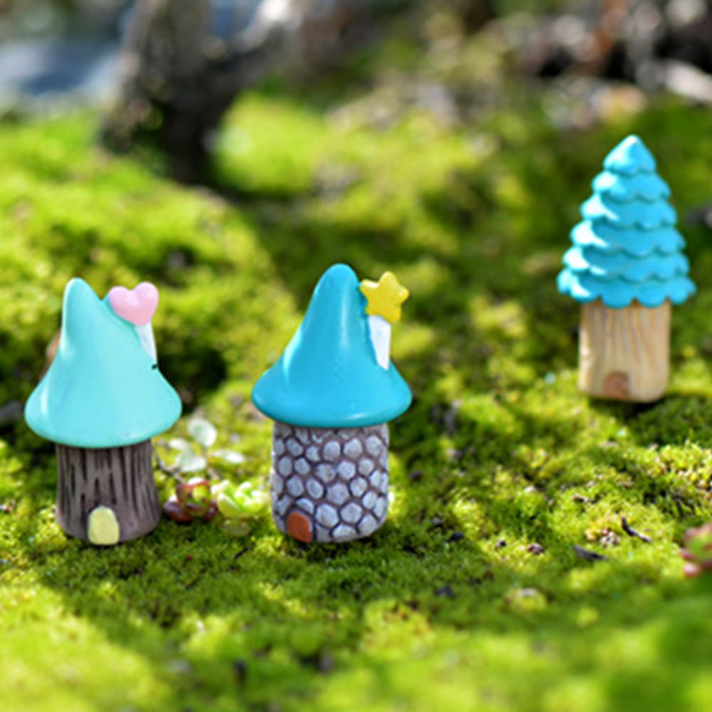 Set of 5 Fish Fairy Garden Figurine Crafts Micro Landscape Decor DIY Gift