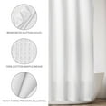 thumbnail image 5 of mDesign Cotton Waffle Knit Shower Curtain, Spa Quality - 72" x 84" - White, 5 of 8