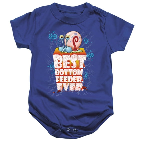 Spongebob Best. Bottom Feed. Ever. Unisex Infant Snap Suit for Baby