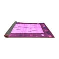 thumbnail image 2 of Ahgly Company Indoor Square Abstract Purple Contemporary Area Rugs, 5' Square, 2 of 4