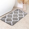 thumbnail image 1 of Ganfancp Esteras de Piso de Estilo Conciso Antideslizante Baño Absorbente Esteras de Piso Grueso Esteras de Pie de Baño Entrada Flocking Dormitorio Esteras Ofertas Flash Liquidación 1X Alfombrilla, 1 of 6