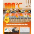 thumbnail image 2 of Alfombrilla calentadora de alimentos LNNIW 66 x 38 cm, base resistente al calor, 2 of 9