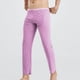 thumbnail image 1 of Pantalones de yoga holgados de color liso para hombre, semitransparentes, sexys, de poliéster, 1 of 7