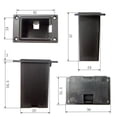 thumbnail image 4 of Xuanheng Guitar Battery Box Holder Cover 9V for Most Electric Guitar Bass No Terminal, 4 of 5
