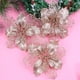thumbnail image 4 of 12 Piezas Adornos de Poinsettia con Purpurina Decoraciones para Árboles de Navidad Colgante de Árbol Flores Florales Artificiales Guirnalda de Árbol de Navidad Decoración Navideña, Cha, 4 of 4