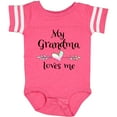 thumbnail image 3 of Inktastic My Grandma Loves Me Heart Grandchild Boys or Girls Baby Bodysuit, 3 of 5