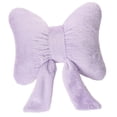 thumbnail image 1 of simhoa Plush Bow Throw Pillow Aesthetic Multifunctional Ornament for Bed Cafe Couch Violet, 1 of 8