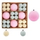 thumbnail image 2 of Juego de 44 Pcs Bolas de Navidad de Terciopelo | Adornos de plástico flocado para árbol de Navidad 5/10cm | Juego de bolas decorativas rojas para colgar árbol de Navidad, fiesta navideña, decoración, 2 of 7