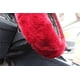 thumbnail image 5 of Fundas de volante de moda para mujeres/niñas/damas Australia pura lana 15 pulgadas 1 juego 3 piezas, negro Xemadio WMZL-662-5, 5 of 8