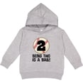 thumbnail image 2 of Inktastic 2nd Birthday Baseball 2 Year Old Boy Toddler Hoodie, 2 of 4