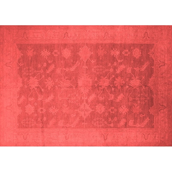 Ahgly Company Indoor Rectangle Oriental Red Industrial Area Rugs, 2' x 5'