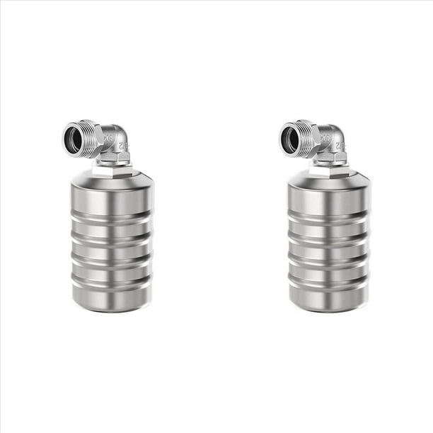 2X VáLvula de Bola Flotante de Acero Inoxidable 304 Controlador de Totalmente AutomáTico Tanque de Torre de Agua Grifo de Cocina Lleno de Agua B