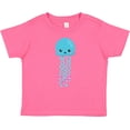 thumbnail image 3 of Inktastic Cute Jellyfish, Little Jellyfish, Blue Jellyfish Girls Baby T-Shirt, 3 of 5