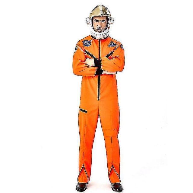 Disfraz de astronauta, traje espacial para adultos para hombres, disfraces de juego de rol, mono de vuelo espacial, uniforme de piloto