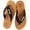 Black Khaki, variant on Ecetana Flip Flops for Men Yoga Mat Thong Sandals with Arch Support Comfort Beach Sandals