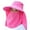 Hot Pink, variant on Women's Summer Wide Brim Sun Hat Outdoor Beach Hat for Travel Gardening Fishing Casual Wear
