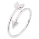 thumbnail image 2 of Joyería de cobre Pareja Regalo Anillo de apertura ajustable punta de flecha Anillos de moda, 2 of 2