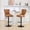 Orange, variant on 360° Swivel and Customizable Height - Comfortable Bar Stools Set for Your Kitchen