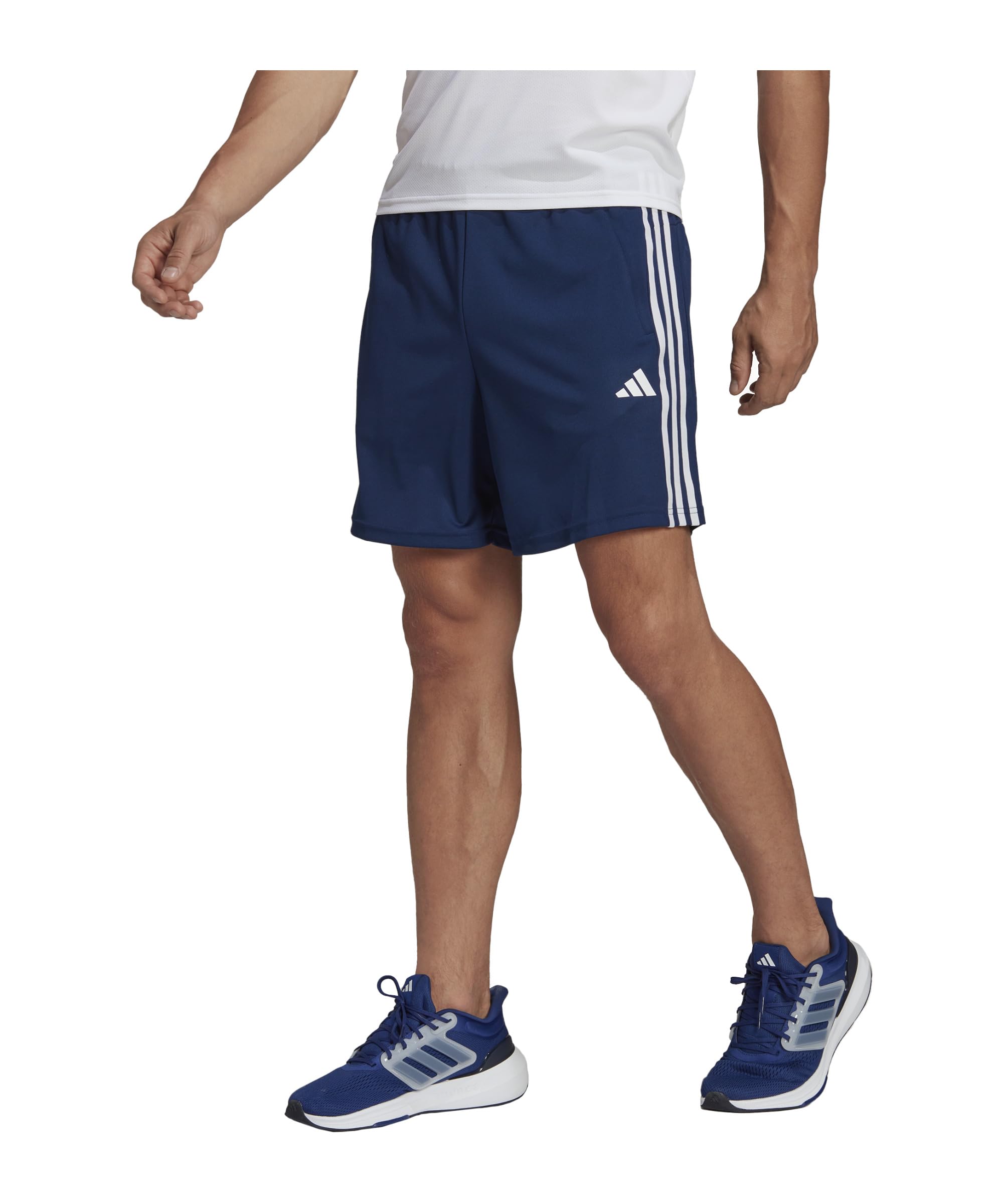 Adidas Men's Train Essentials Pique 3-Stripes Training Shorts photo 3
