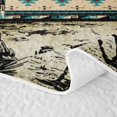 thumbnail image 5 of Erosebridal Adults Western Cowboys Twin Quilt Set,Country Theme Bohemian Exotic Style Twin Coverlet Set For Men Boys,2-Piece, 5 of 7