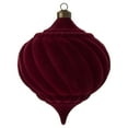 thumbnail image 5 of 3 Count Red Flocked Christmas Ornaments, by My Texas House, 5 of 6