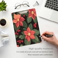 thumbnail image 4 of Acrylic Writing Board Gold12.5*9 Inch Clipboards Transparent Acrylic Material Suitable For Office Classroom Teachers Fashion Bloggers Stationery Enthusiasts Red Cute Cartoon Flower, 4 of 9