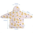 thumbnail image 7 of Cute Shiba Inu Blanket Hoodies for Kids 6-13YR Oversize Wearable Blanket Hoodies for Boys Girls Teens, 7 of 7