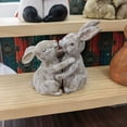 thumbnail image 3 of Love Bunny Adornos Pareja Escultura Adornos Jardín Decoración Adornos Manualidades Regalos Wmkox8yii  gf7702, 3 of 4