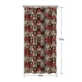 thumbnail image 5 of Red Christmas Collage Pattern Shower Curtain 36"x72" ,Bathroom Decorative Shower Curtains Set with 12 Hooks,Modern Waterproof Washable Shower Curtain, 5 of 6