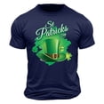thumbnail image 2 of Njagoc3 Mens Summer Short Sleeve T-Shirt, Crew Neck, St. Patrick's Day Print, Soft and Comfortable Fabric, Casual Style, Perfect for Daily Wear and Holiday Celebrations, 2 of 6