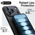 thumbnail image 3 of JETech Slim Case for iPhone 17 Pro 6.3-Inch, Ultra-Thin Lightweight Minimalist Phone Cover with Camera Lens Protection, Matte Anti-Fingerprint Finish (Black), 3 of 6
