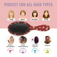thumbnail image 7 of Red Christmas Deer and Tree Pattern Hair Brush,Girls Detangling Hair Brush,Glide Through Tangles with Ease for Wet & Dry Hair,8.8"X2.8", 7 of 7