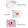 thumbnail image 4 of Japanese Style Ceramic Ramen Noodles Bowl With Lid Large Capacity 1100ml Cartoon Print Design And Rotating Timers For Family Dorms Office Use Red, 4 of 4