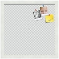 thumbnail image 2 of PinPix 16x16 Custom Cork Bulletin Board Grey Diamond Poster Board Has a Fabric Style Canvas Finish, Framed in Grey Diamond, by ArtToFrames (PinPix-126), 2 of 6