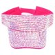 thumbnail image 1 of Diamantes de imitación brillantes, visera deportiva lisa, gorra de verano ajustable, gorras de visera para mujeres, hombres, Golf, tenis, ciclismo, correr y trotar Feliz Sencillez, 1 of 2