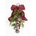 thumbnail image 1 of Melrose International 72856DS 15 Po Pin Polyester & Bell Package Tie&44; Vert & Rouge - Lot de 6, 1 of 2