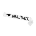 thumbnail image 1 of Mfigree Graduation Ribbon Shoulder Strap - Doctoral Hat Style Honor Sash with Metallic Trim, Reusable Graduation Regalia Accessory for Professional Ceremonial Use, 1 of 8