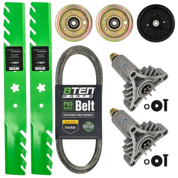 8TEN Blade Spindle Belt Idler Kit for Husqvarna 38 inch LTH120 MK1005447