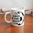 thumbnail image 6 of I''ll Always Be Your Biggest Fan Soccer 11 Ounces Funny White Mug - Cute Coffee And Tea Mug - Ceramic Coffee Mugs For Women And Men, 6 of 6