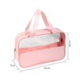 thumbnail image 3 of Stylish Travel Cosmetic Bag For Women Girls Portable Zippered Makeup Organizer Wash Pouch Toiletry Carry, 3 of 3