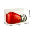 thumbnail image 2 of Deluxe Acrylic Horizontal Boxing Glove Display Case with White Back Wall Mount (A044-WB-HWM), 2 of 8