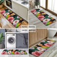 thumbnail image 6 of Pioneer Flower Floral Print Pattern Kitchen Rug Mat,Kitchen Runner Rugs Non Skid Washable,Decorative Kitchen Floor Mats for Kitchen,Sink,Laundry,17"x47.2", 6 of 7