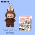 thumbnail image 1 of Labubu los monstruos latido del corazón Macaron esmalte cara caja ciega estatuilla de Pvc adorno de mesa muñeca Kawaii chico regalo de Navidad, 1 of 5