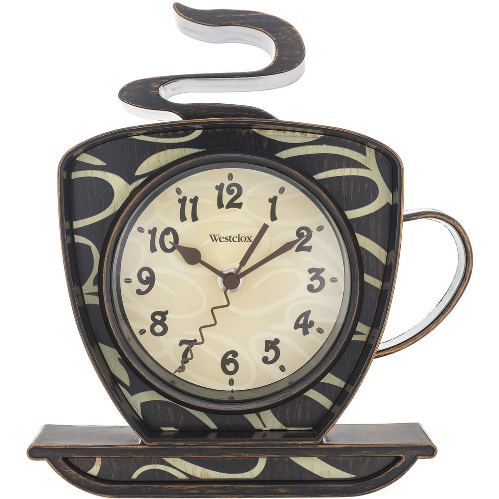 Westclox 3D Coffee Mug Wall Clock